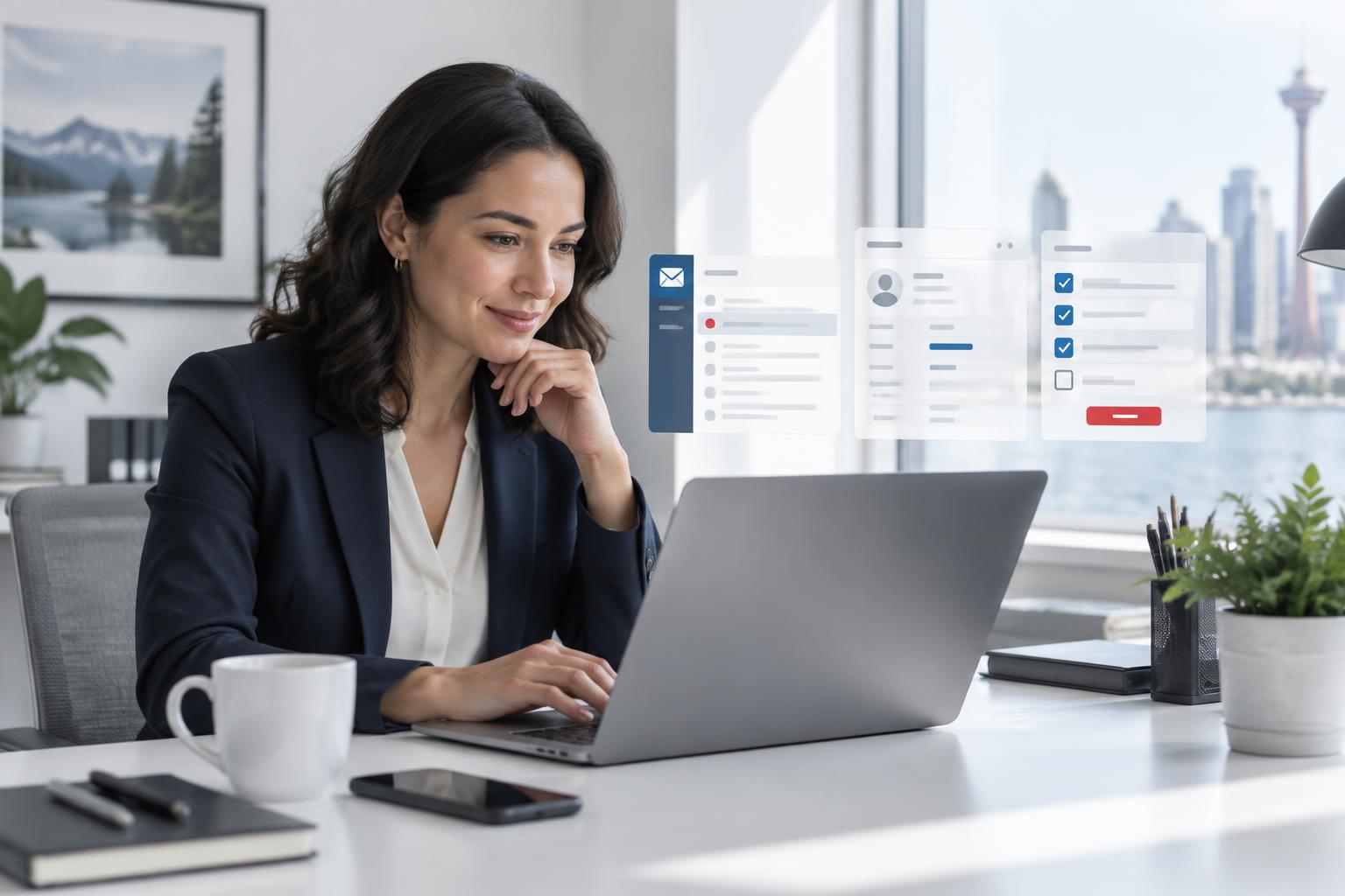 Spécialiste des opérations traitant une demande client avec un agent IA